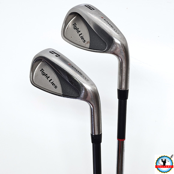 Adams Tight Lies 6 & 8 Irons Lot, RH Regular-Flex GT Steel Graphite Tips Shafts - Picture 1 of 15